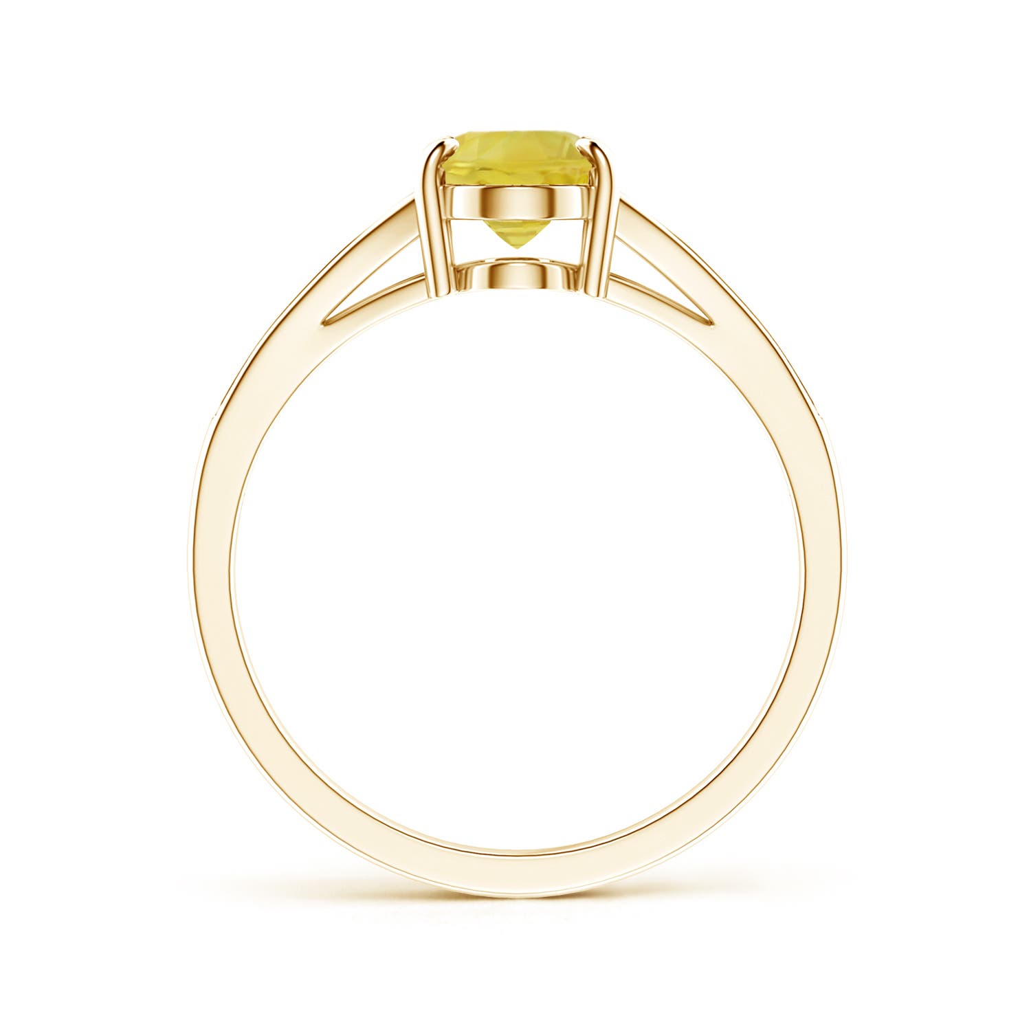 A - Yellow Sapphire / 1.62 CT / 14 KT Yellow Gold