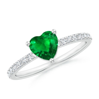 Heart AAAA Emerald