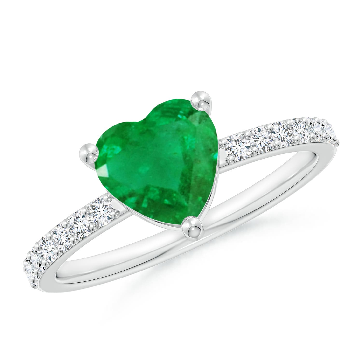 AA - Emerald / 1.45 CT / 14 KT White Gold