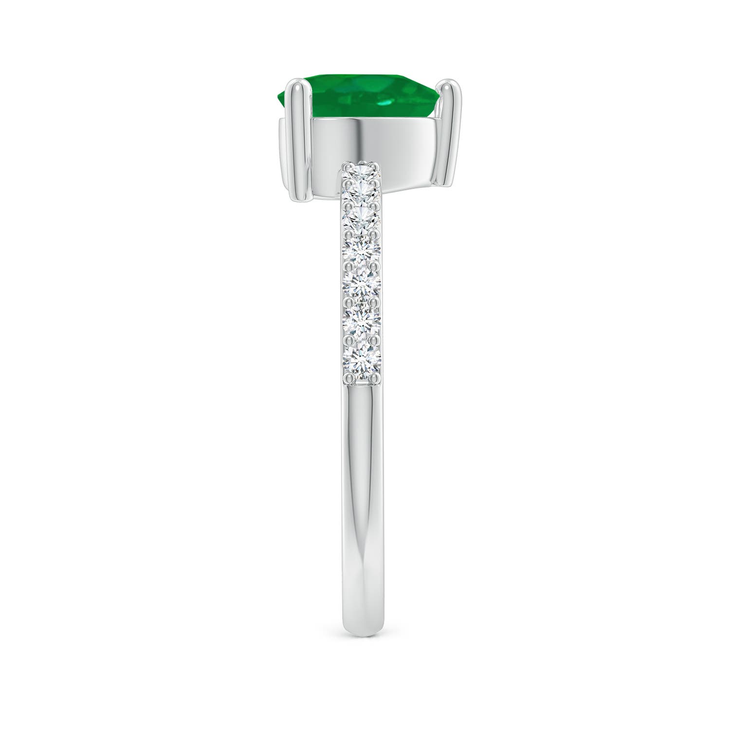 AA - Emerald / 1.45 CT / 14 KT White Gold