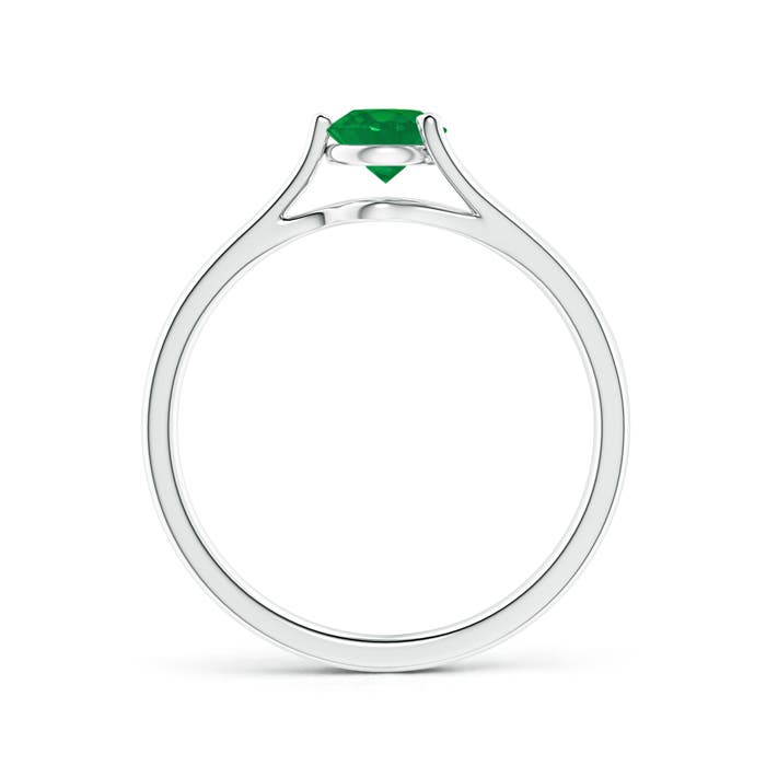 AA - Emerald / 0.45 CT / 14 KT White Gold