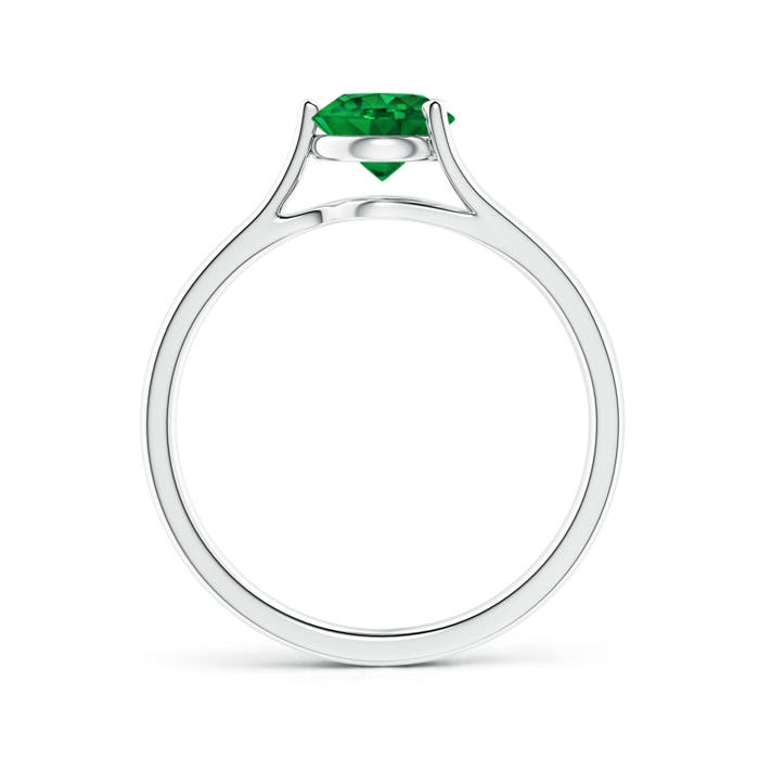 AAAA - Emerald / 0.75 CT / 14 KT White Gold