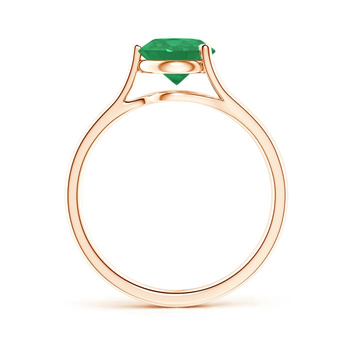 A - Emerald / 1.2 CT / 14 KT Rose Gold