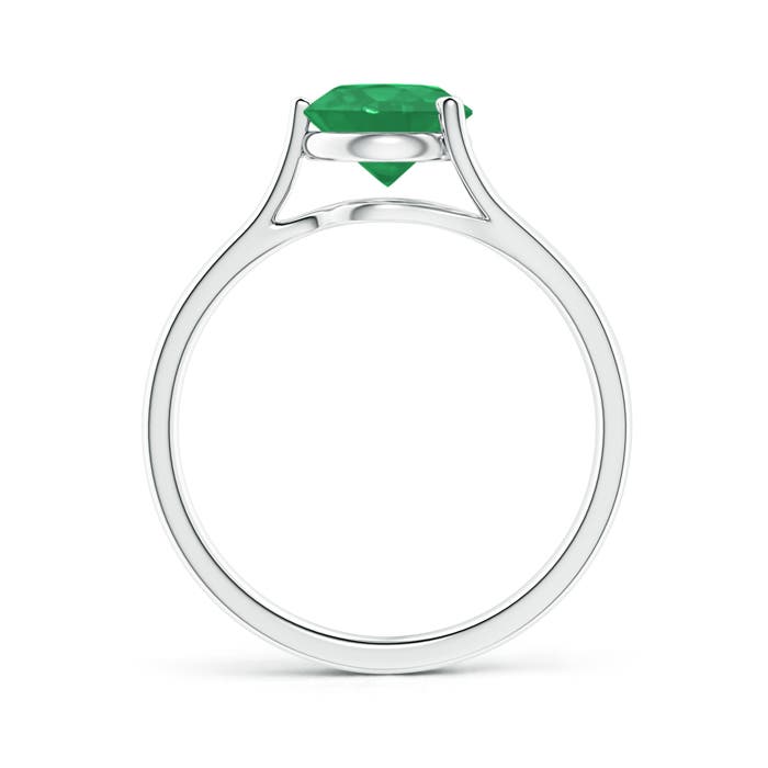 A - Emerald / 1.2 CT / 14 KT White Gold