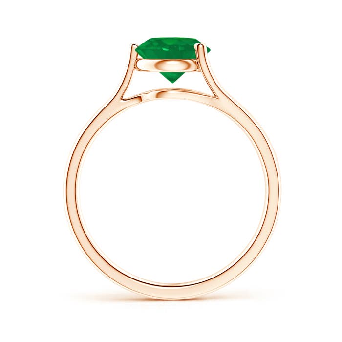 AA - Emerald / 1.2 CT / 14 KT Rose Gold