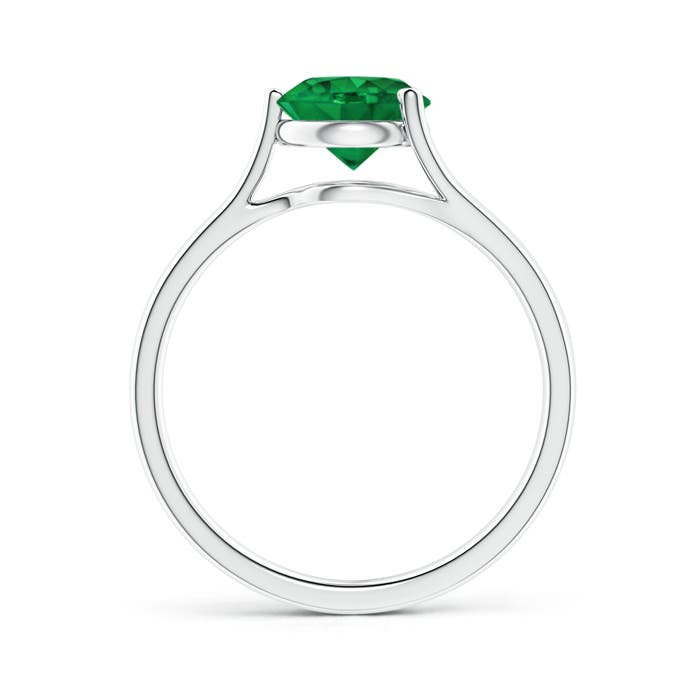 AAA - Emerald / 1.2 CT / 14 KT White Gold