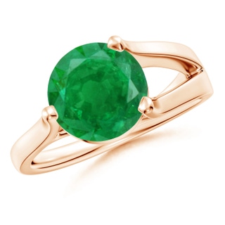 Round AA Emerald