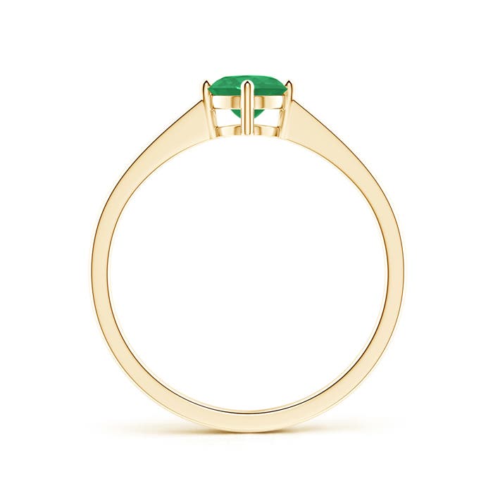 A - Emerald / 0.45 CT / 14 KT Yellow Gold