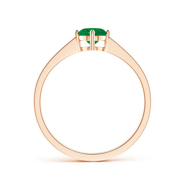 AA - Emerald / 0.45 CT / 14 KT Rose Gold