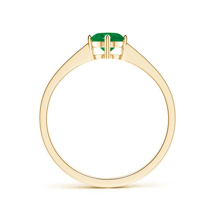 AA - Emerald / 0.45 CT / 14 KT Yellow Gold