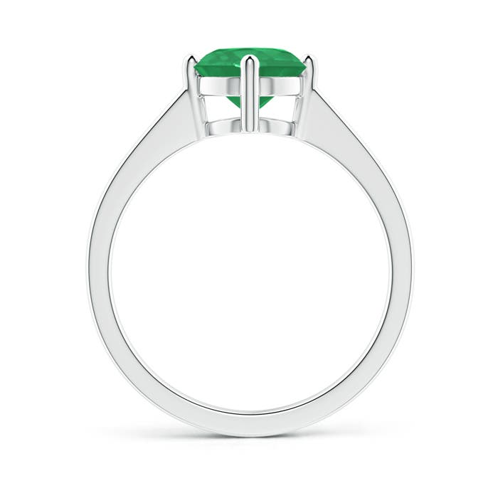 A - Emerald / 1.2 CT / 14 KT White Gold