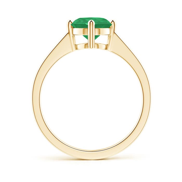 A - Emerald / 1.2 CT / 14 KT Yellow Gold
