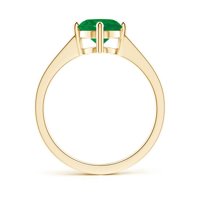 AA - Emerald / 1.2 CT / 14 KT Yellow Gold