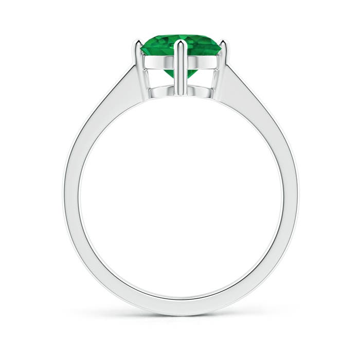AAA - Emerald / 1.2 CT / 14 KT White Gold
