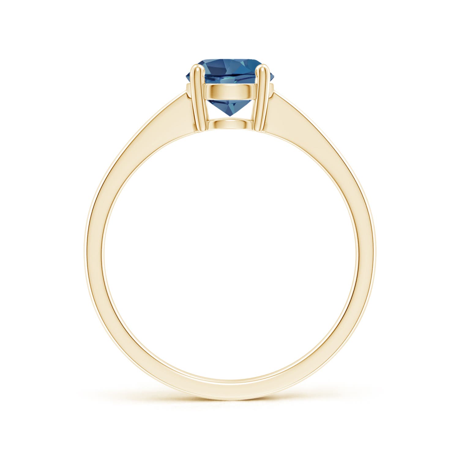 A - London Blue Topaz / 0.95 CT / 14 KT Yellow Gold