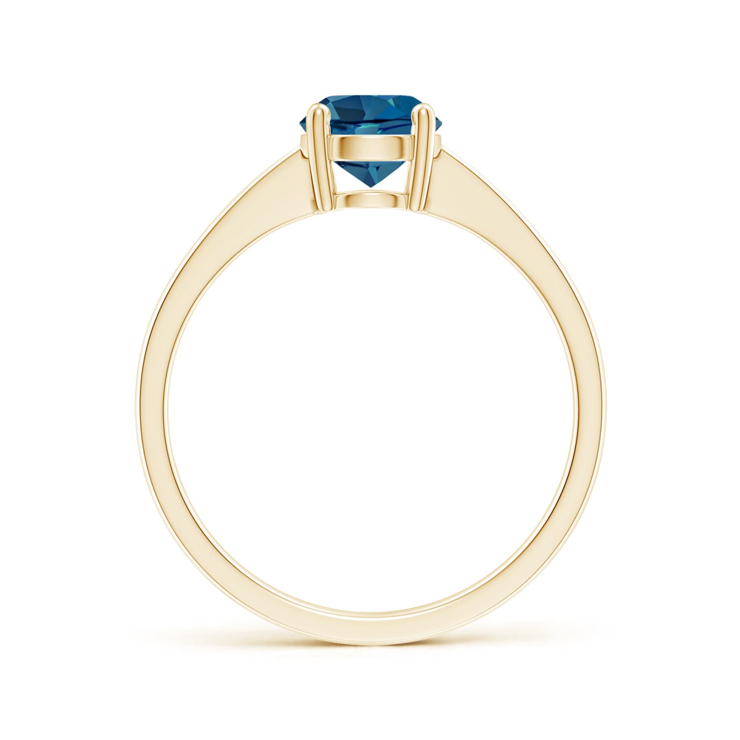 AAA - London Blue Topaz / 0.95 CT / 14 KT Yellow Gold