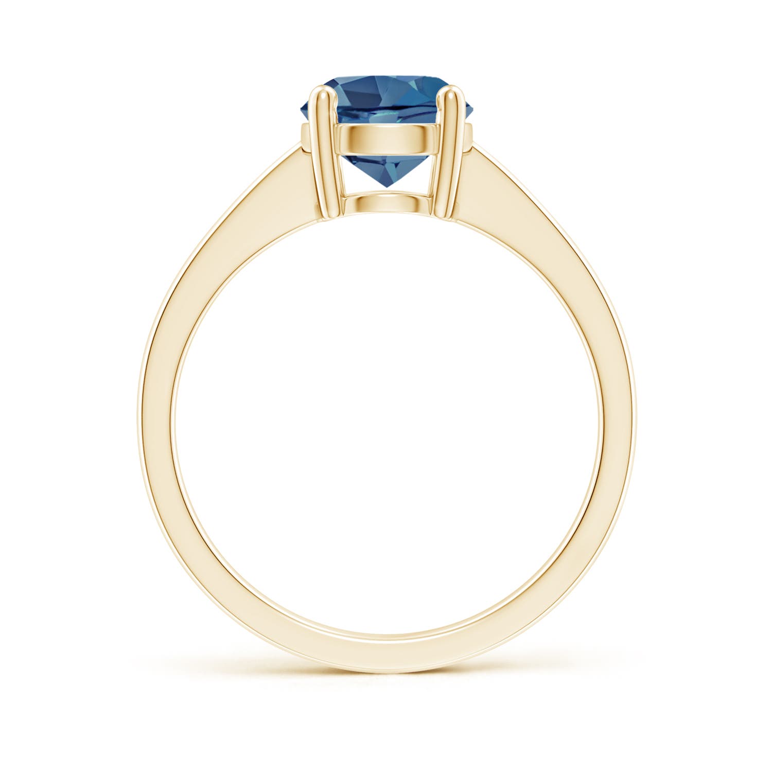 A - London Blue Topaz / 1.55 CT / 14 KT Yellow Gold