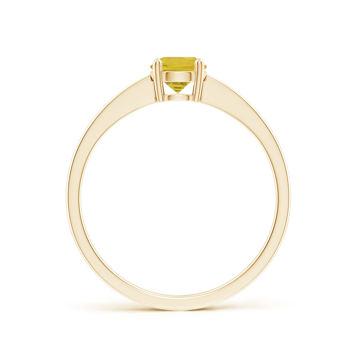 AAA - Yellow Sapphire / 0.53 CT / 14 KT Yellow Gold