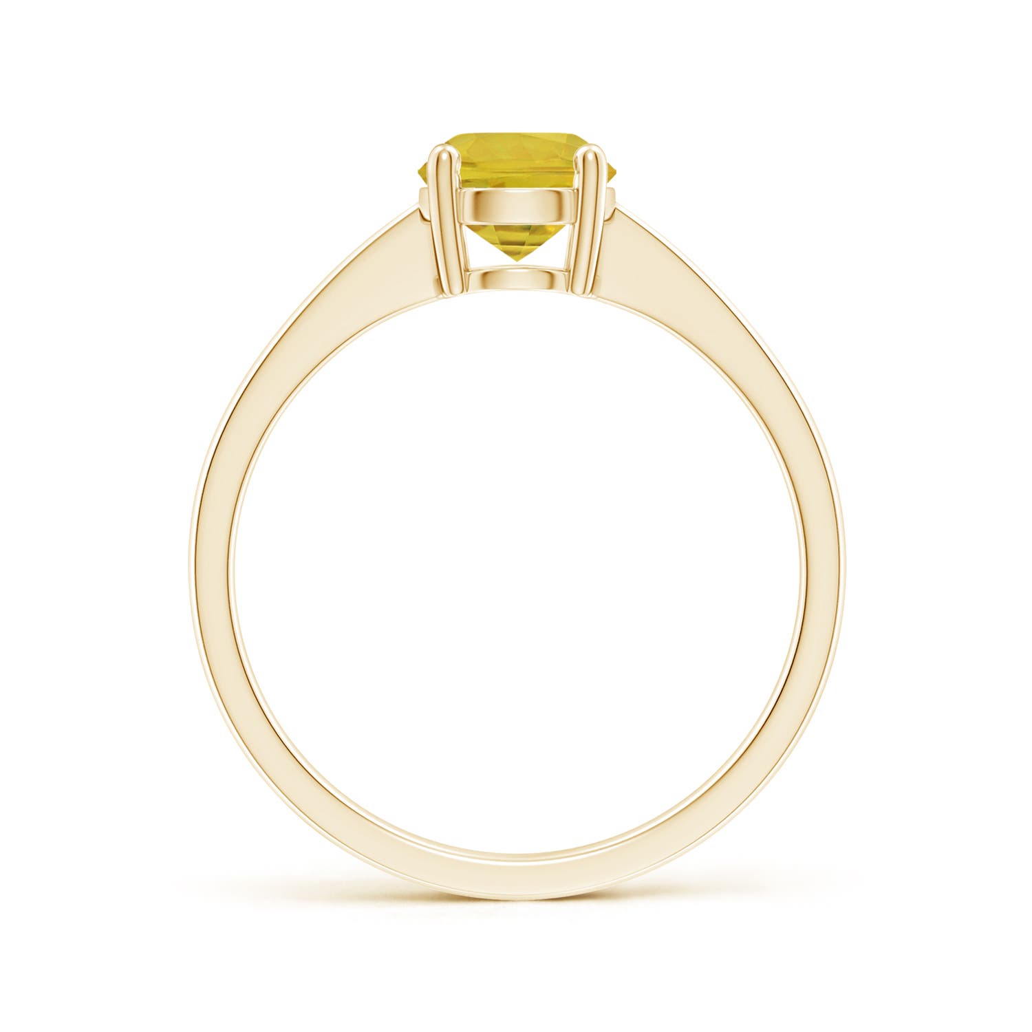 AAA - Yellow Sapphire / 1 CT / 14 KT Yellow Gold