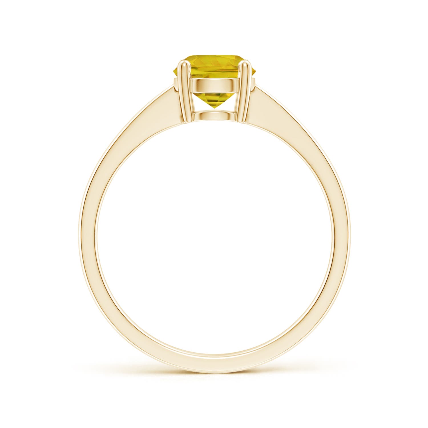 AAAA - Yellow Sapphire / 1 CT / 14 KT Yellow Gold