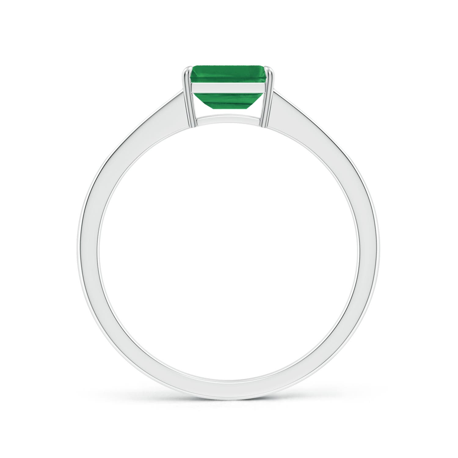 AA - Emerald / 0.61 CT / 14 KT White Gold