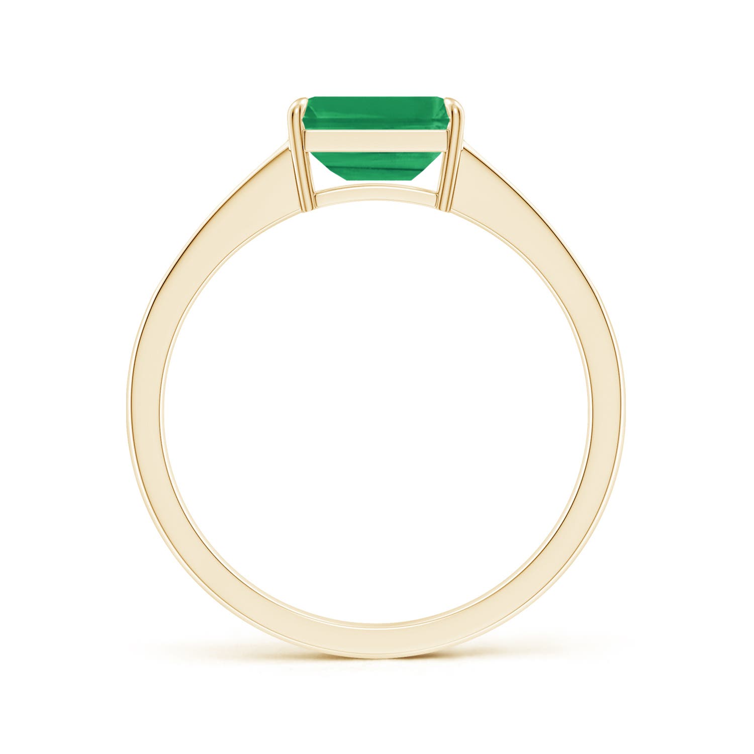 A - Emerald / 1.18 CT / 14 KT Yellow Gold