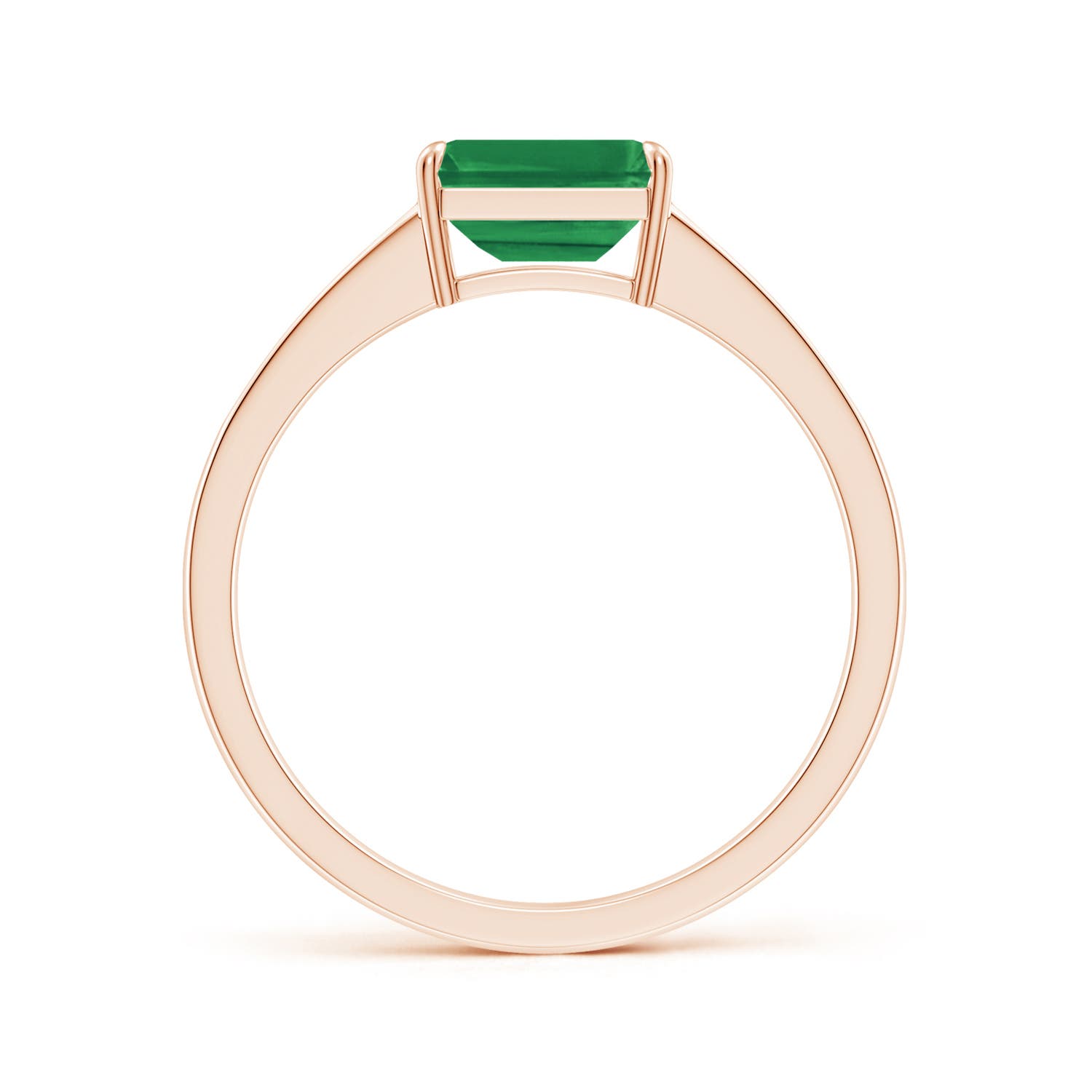 AA - Emerald / 1.18 CT / 14 KT Rose Gold