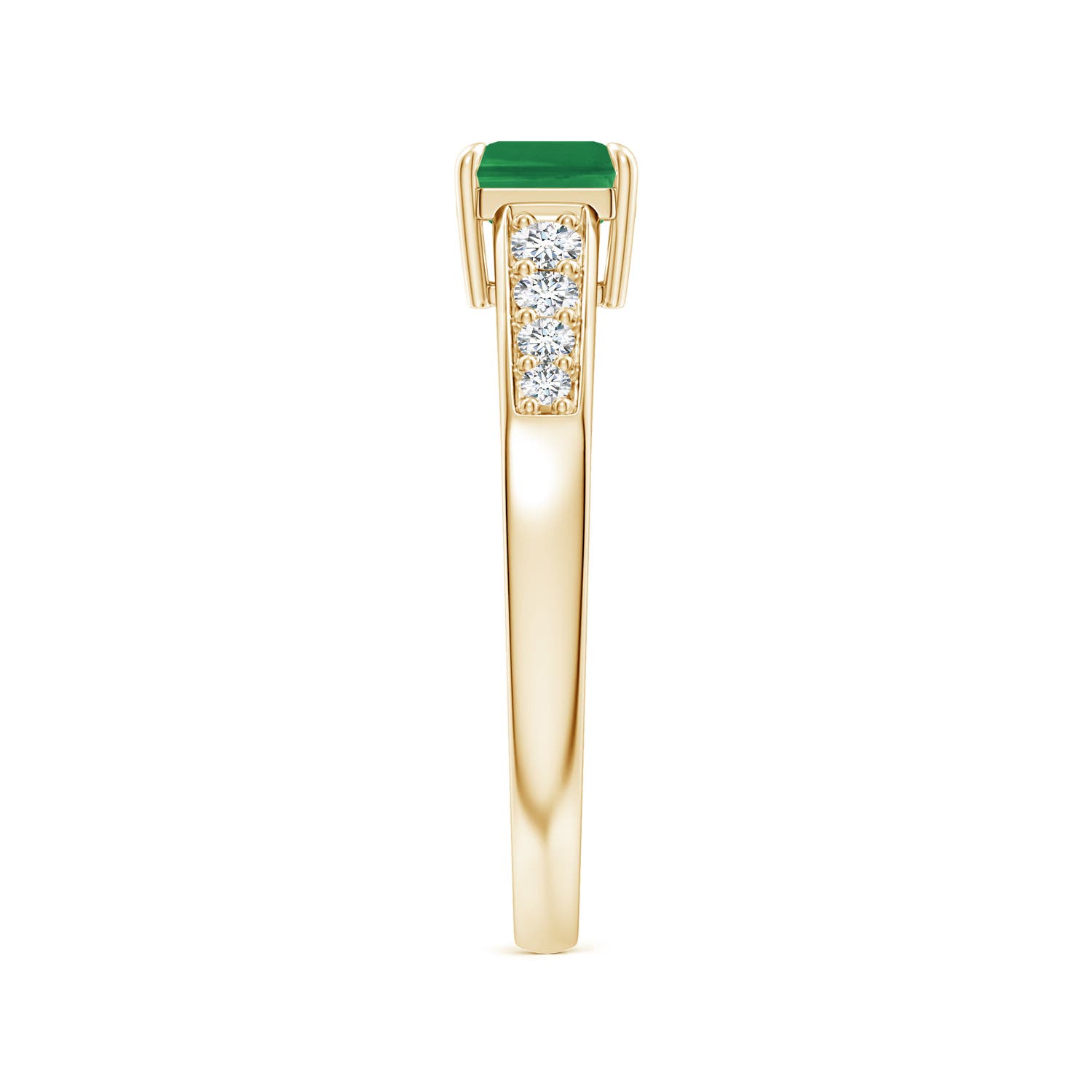AA - Emerald / 1.18 CT / 14 KT Yellow Gold