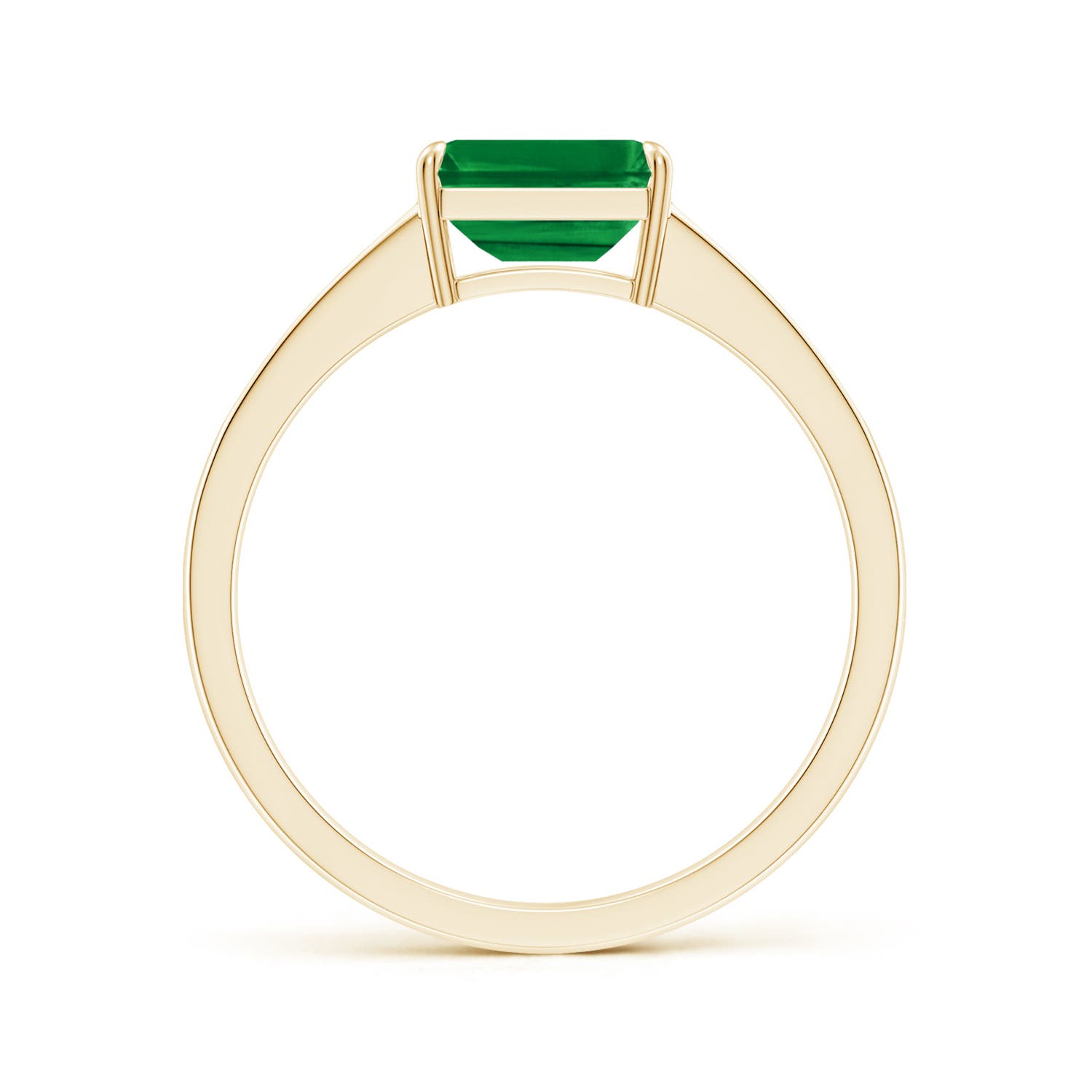 AAA - Emerald / 1.18 CT / 14 KT Yellow Gold