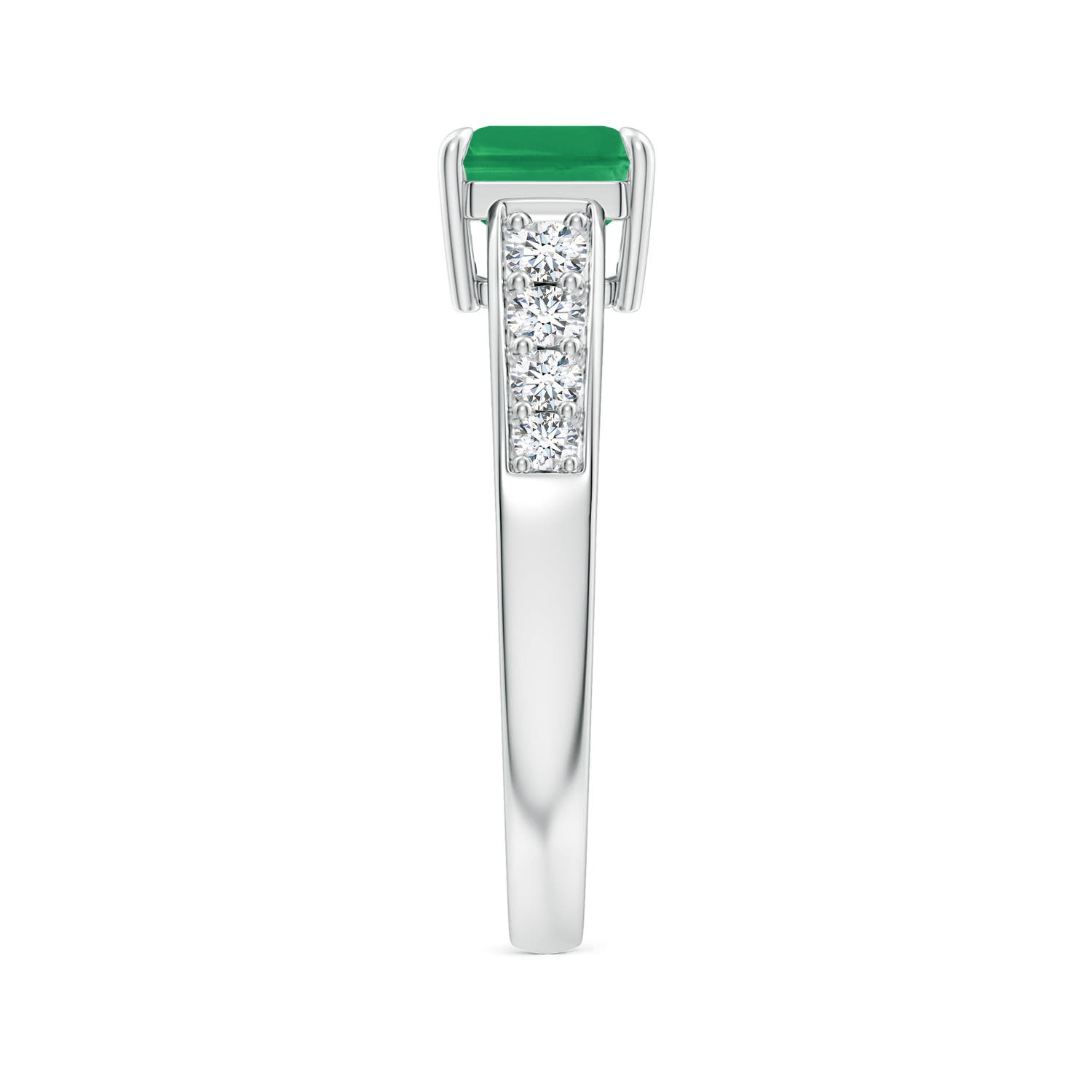 A - Emerald / 1.82 CT / 14 KT White Gold