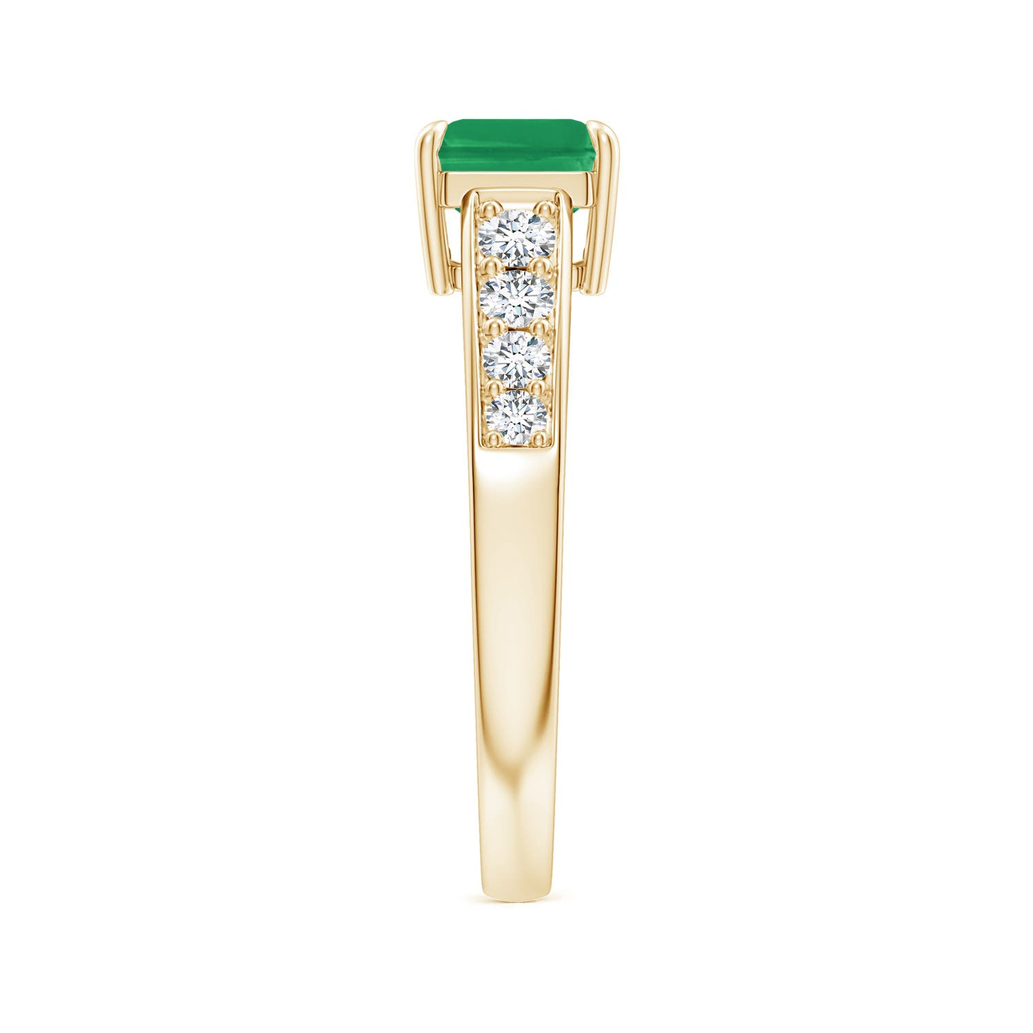 A - Emerald / 1.82 CT / 14 KT Yellow Gold