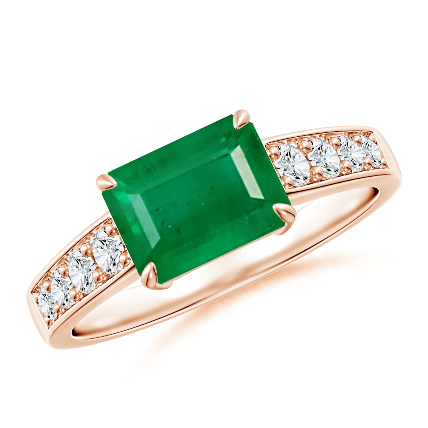 AA - Emerald / 1.82 CT / 14 KT Rose Gold