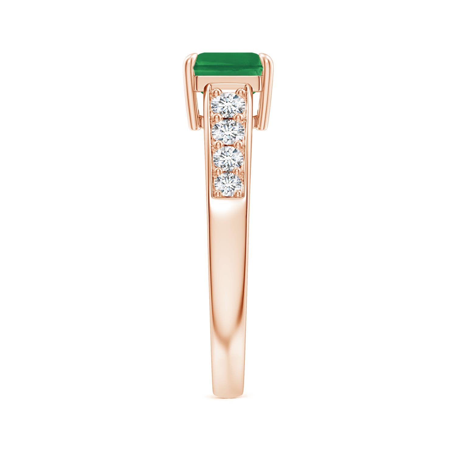 AA - Emerald / 1.82 CT / 14 KT Rose Gold