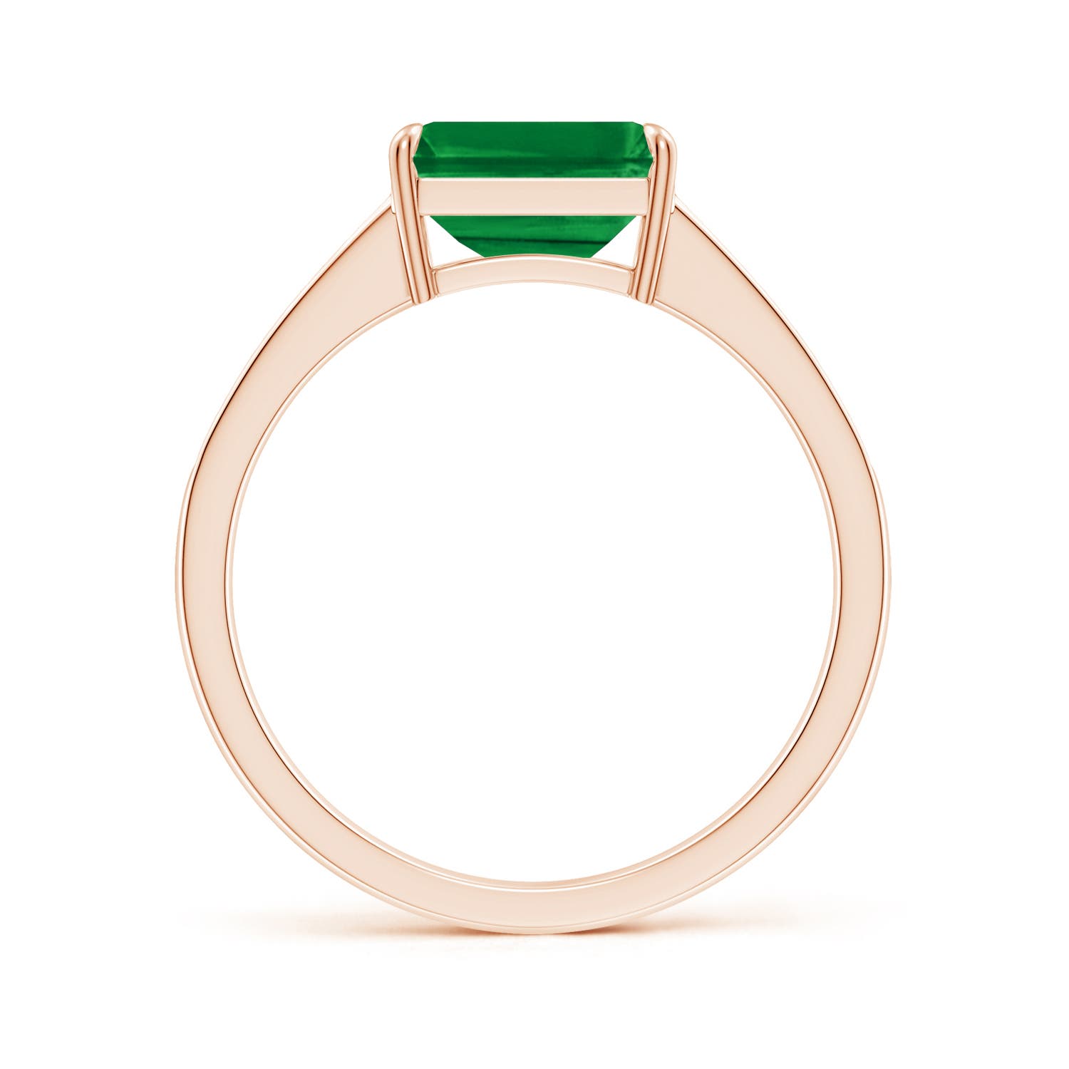 AAA - Emerald / 1.82 CT / 14 KT Rose Gold