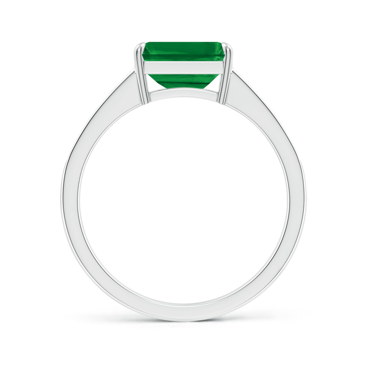 AAA - Emerald / 1.82 CT / 14 KT White Gold