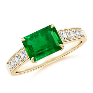 Emerald Cut Lab-Grown Lab Grown Emerald