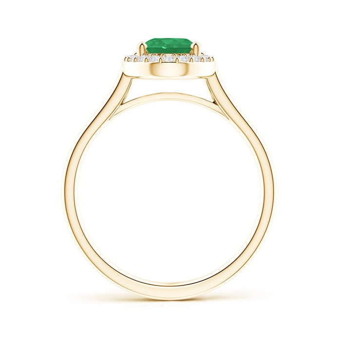 A - Emerald / 1.3 CT / 14 KT Yellow Gold