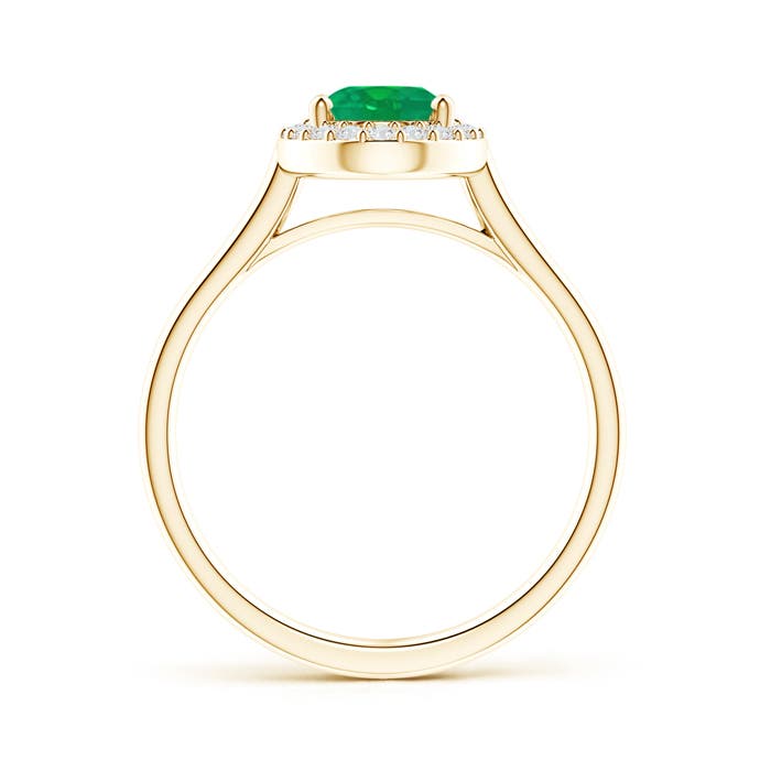 AA - Emerald / 1.3 CT / 14 KT Yellow Gold