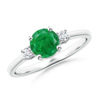 Round AA Emerald