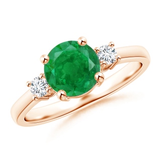 Round AA Emerald