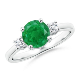 Round AA Emerald
