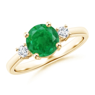 Round AA Emerald