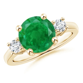 Round AA Emerald