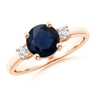 Round A Blue Sapphire