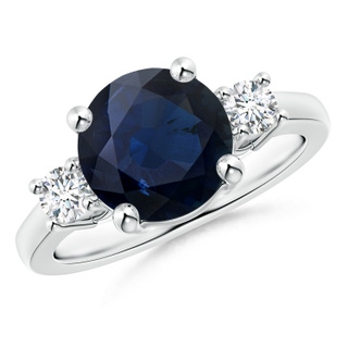 Round A Blue Sapphire