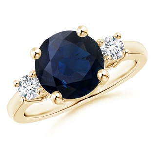 Round A Blue Sapphire