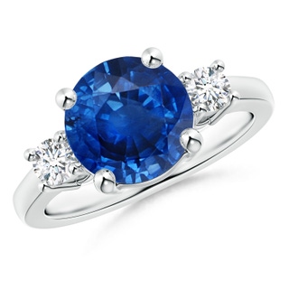 Round AAA Blue Sapphire