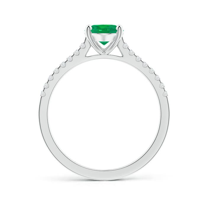 AA - Emerald / 1.29 CT / 14 KT White Gold