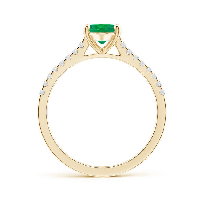 AA - Emerald / 1.29 CT / 14 KT Yellow Gold