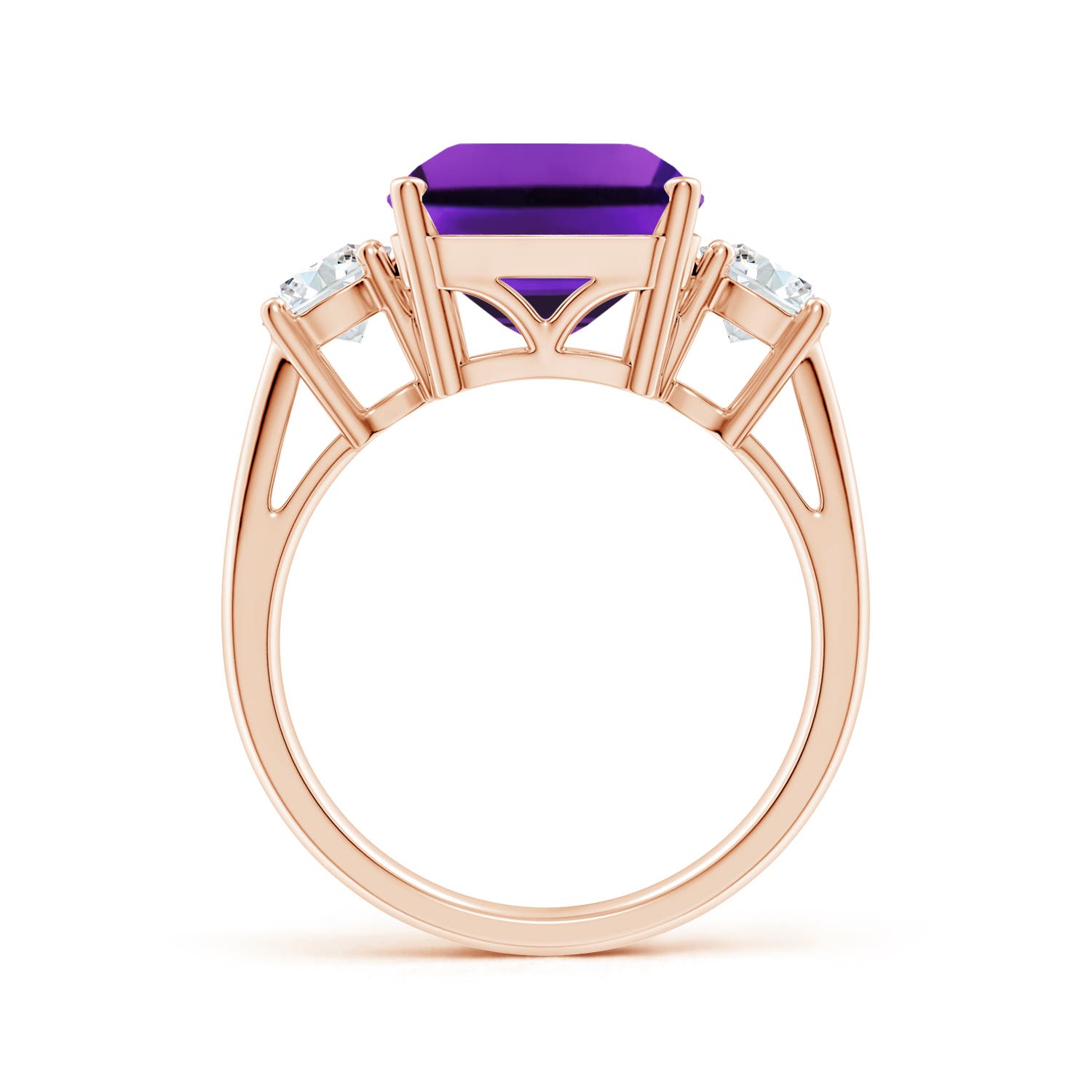 AAAA - Amethyst / 7.3 CT / 14 KT Rose Gold